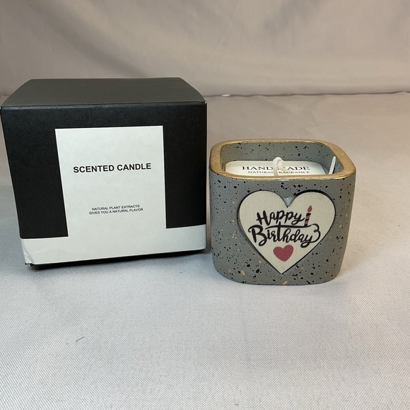 Other - NWT 'Happy Birthday'‎ Natural Candle Essential Oils